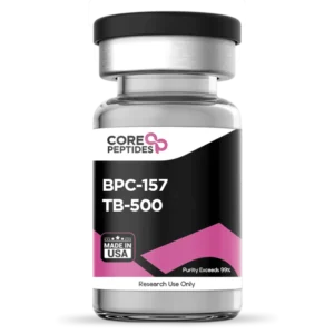 BPC 157 and TB500 blend dual peptide healing research lyophilised vial