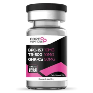 BPC 157 TB500 blend GHK-Cu 70mg triple peptide healing research lyophilised vial